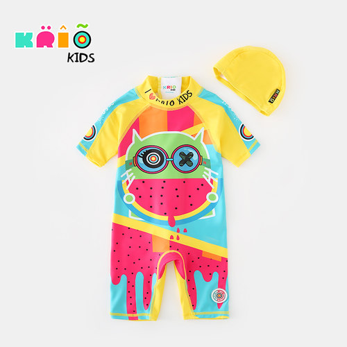 儿童连体泳衣防晒KRIOKIDS
