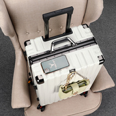 旅行箱行李箱女2023新款 高颜值拉杆箱万向轮男学生登机大容量皮箱