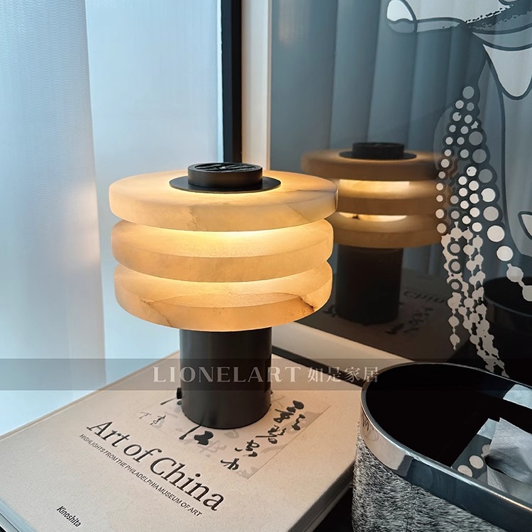 如是天然云石USB充电台灯氛围灯