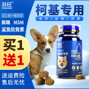 柯基专用鲨鱼软骨素狗狗幼犬关节软骨宠物小型犬老年犬营养品零食