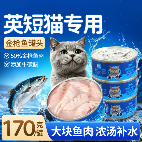 英短专用猫罐头猫咪营养品零食