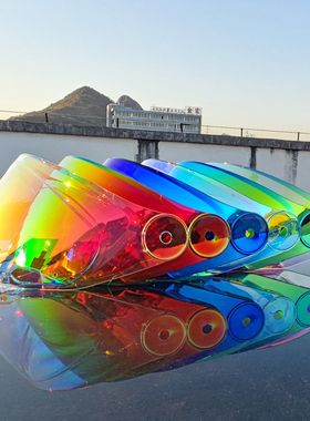 【本店专用镜片】ORZ-728型号头盔镜片防风防晒PC镜