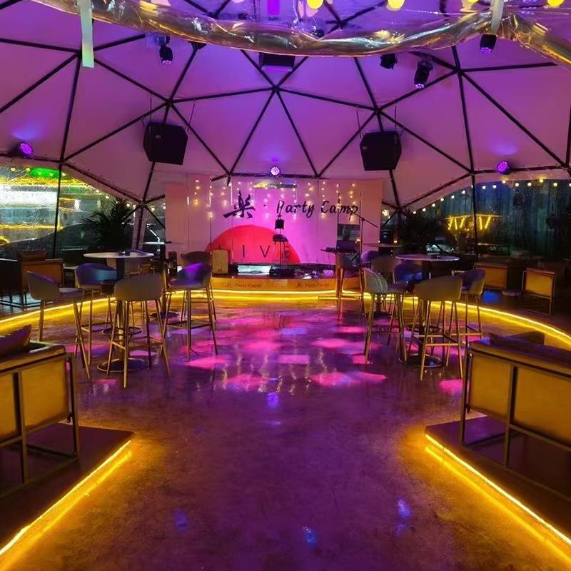 户外营地穹顶天幕帐篷活动10米大型球形展览接待酒店户外帐篷休闲