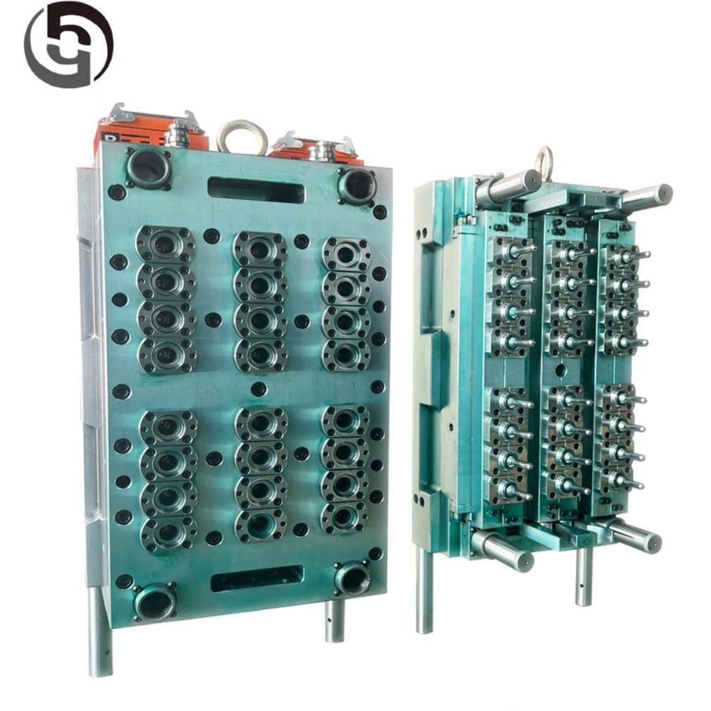 冷流道食品级盖子模具全自动吹瓶机标配注塑成型固定式模具