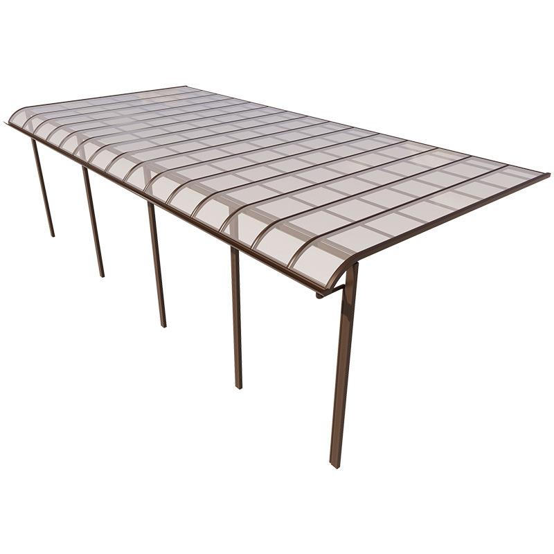 铝合金雨棚户外防雨阳台楼顶家用别墅院子露台阳光房雨搭遮雨防晒