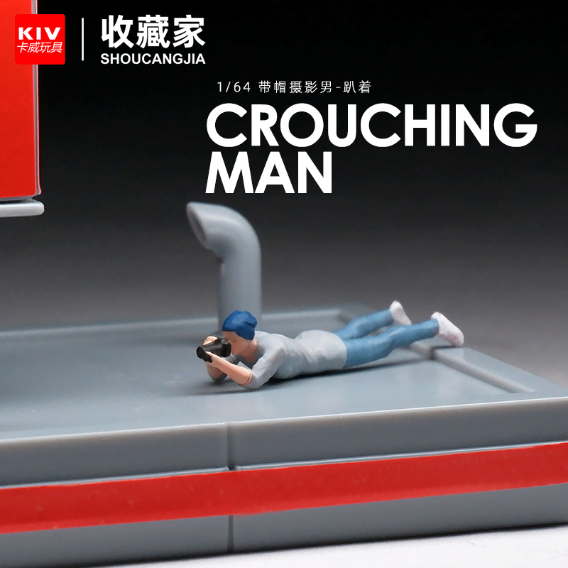 164摄影男微缩小人偶模型