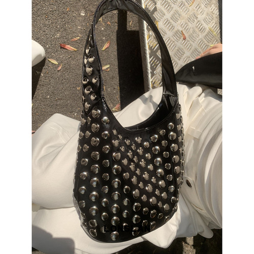 Lonslan BAG 2026时尚休闲小圆点柳丁设计手提包