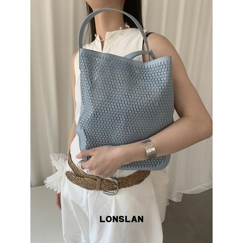 Lonslan BAG 2025  NEW  镂空软皮大容量时尚潮流单肩斜挎包,箱包皮具/热销女包/男包,通用款女包,淘宝优惠券,粉丝福利购,淘宝优惠卷