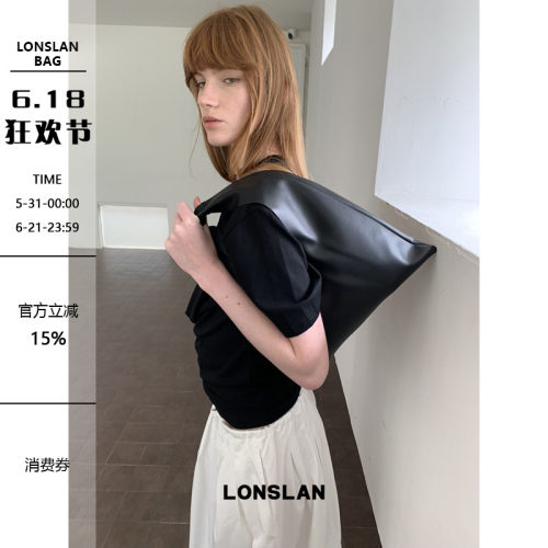 Lonslan BAG 2025  NEW  超软牛皮简约高级通勤腋下包