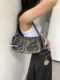 Lonslan 小众多口袋机车辣妹做旧单肩腋下包女 新款 BAG 2023秋季