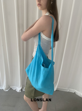 Lonslan BAG 2025超绝色彩时髦轻便单肩斜挎长款布包