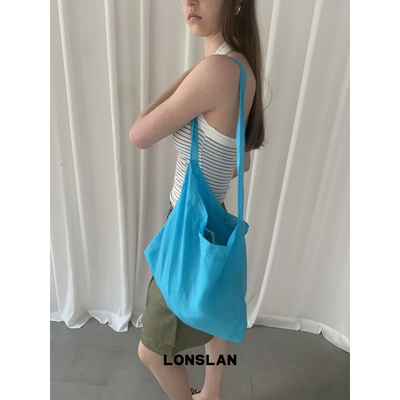 Lonslan BAG 2025超绝色彩时髦轻便单肩斜挎长款布包