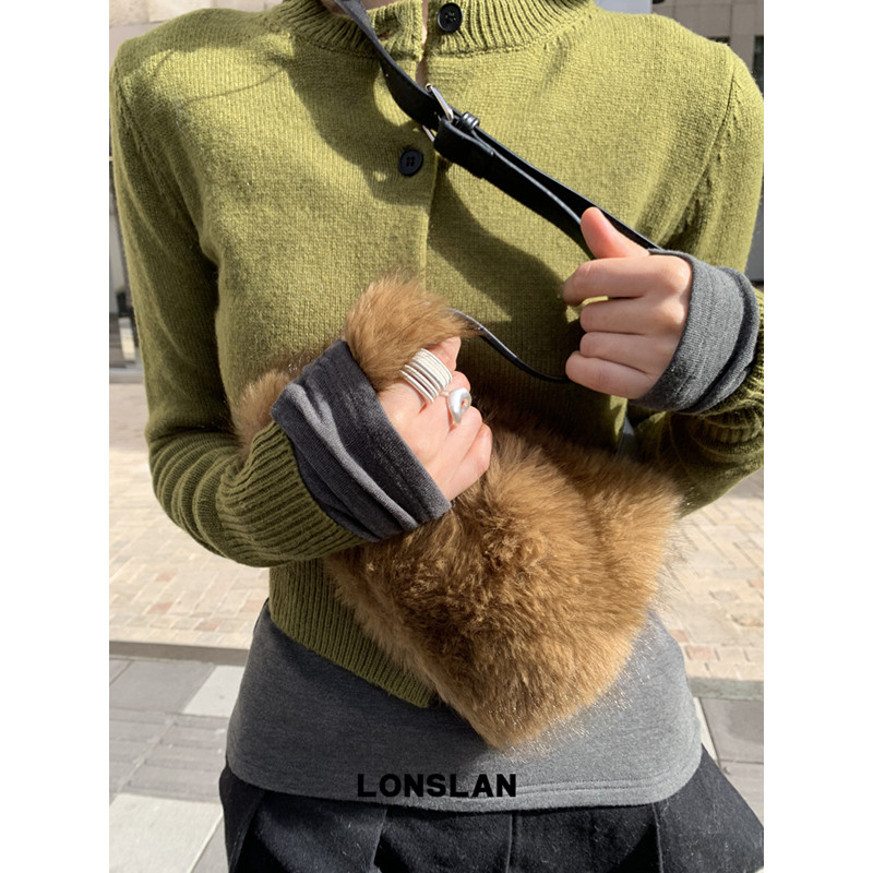 Lonslan BAG 2025 NEW 时尚简约百搭软乎乎毛绒可爱单肩斜挎包,箱包皮具/热销女包/男包,通用款女包,淘宝优惠券,粉丝福利购,淘宝优惠卷