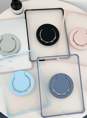 360旋转支架iPad10代磨砂壳2025新款Air7/6保护套12.9寸亚克力A16防摔Pro11全包防弯mini1/2/3/4/5/6/7壳A16
