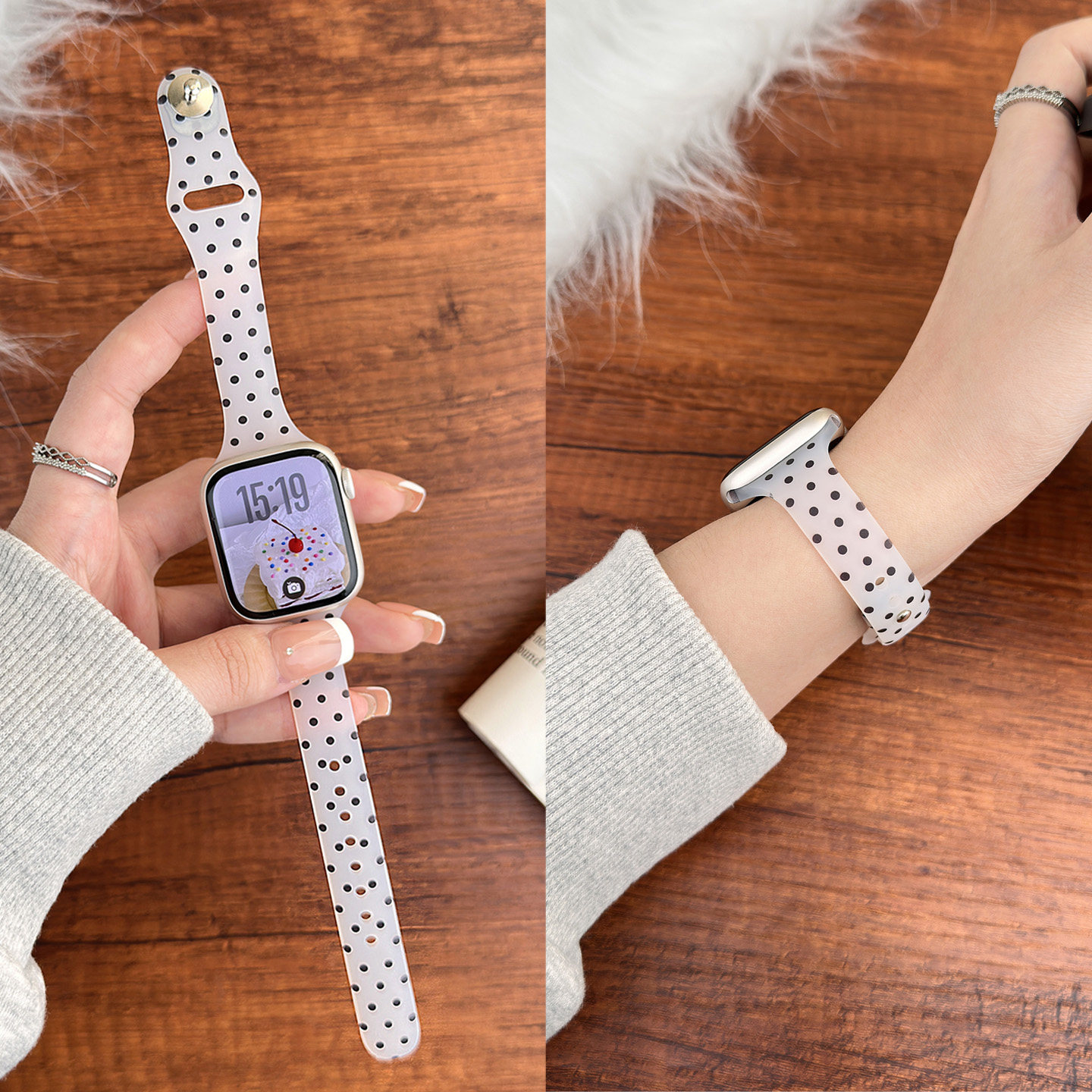 适苹果iWatchS11硅胶表带