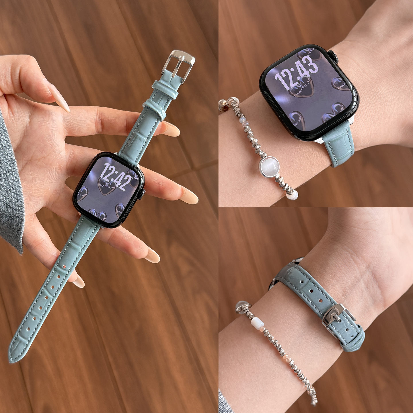 适用iwatch11/10小蛮腰竹节表带