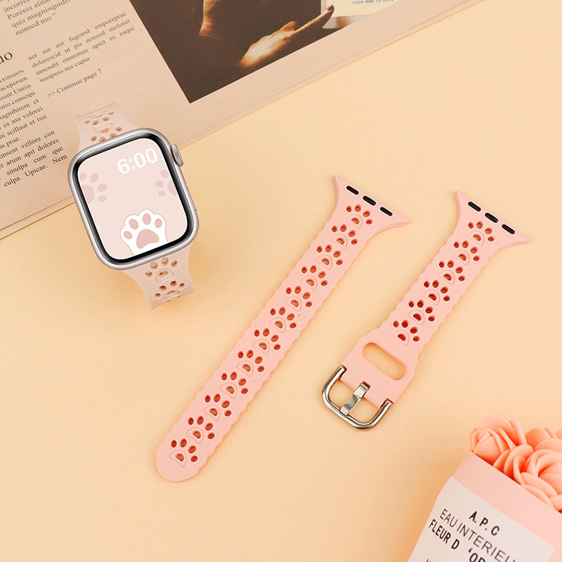 适用可爱创意apple手表硅胶