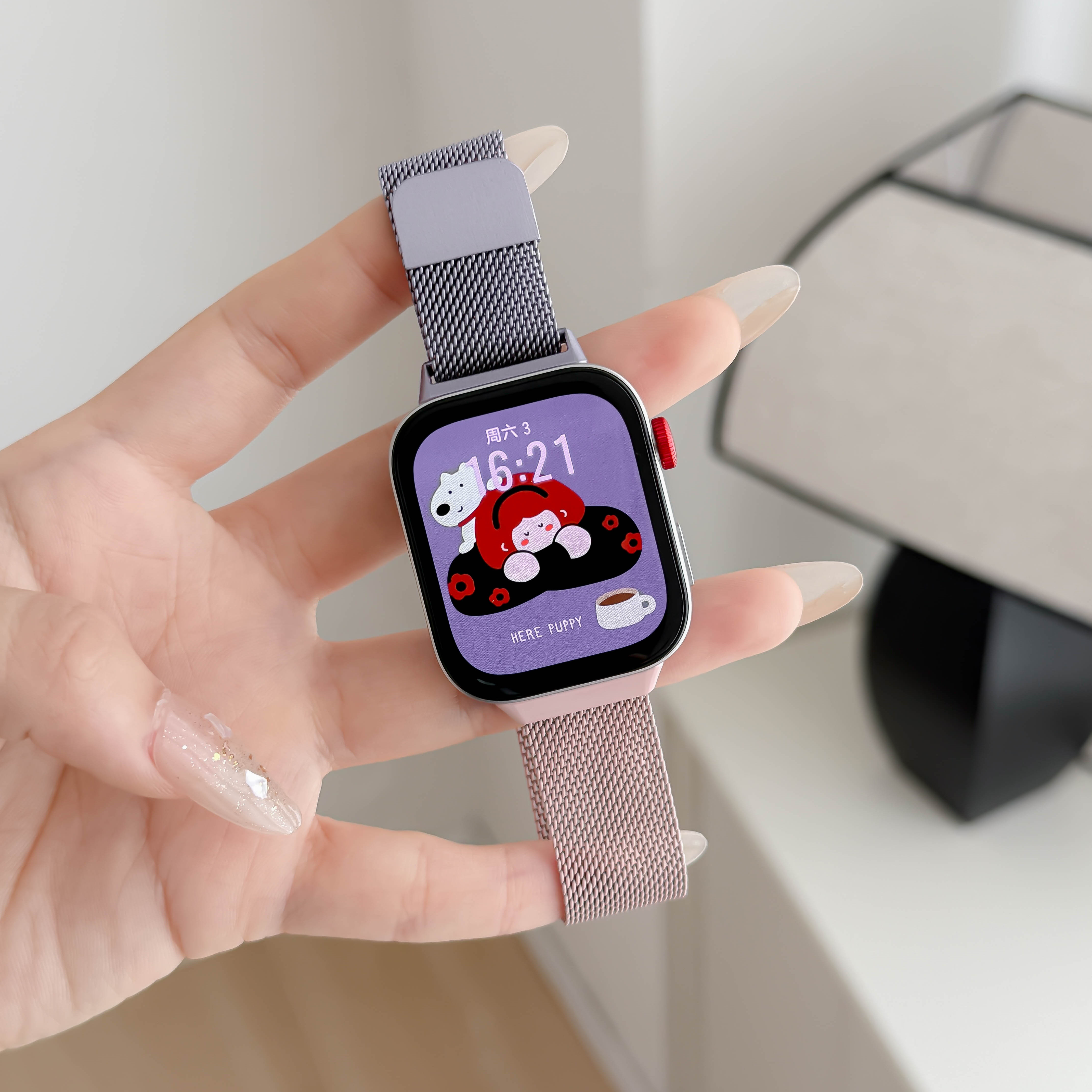 适用华为Watch FIT4表带Watchfit3手表渐变紫米兰fit4pro官方同款腕带fit3悦动白夏天透气男女款高级感替换带