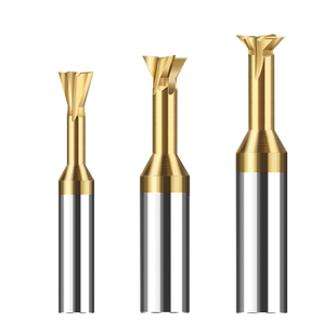 硬质合金钨钢燕尾刀涂层加硬反倒角刀45°60度75度燕尾槽倒扣铣刀