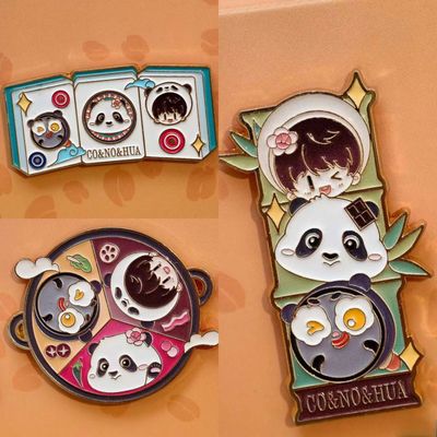 周深成都快闪店花花限定周边金属磁吸冰箱贴卡通明星应援物料收藏