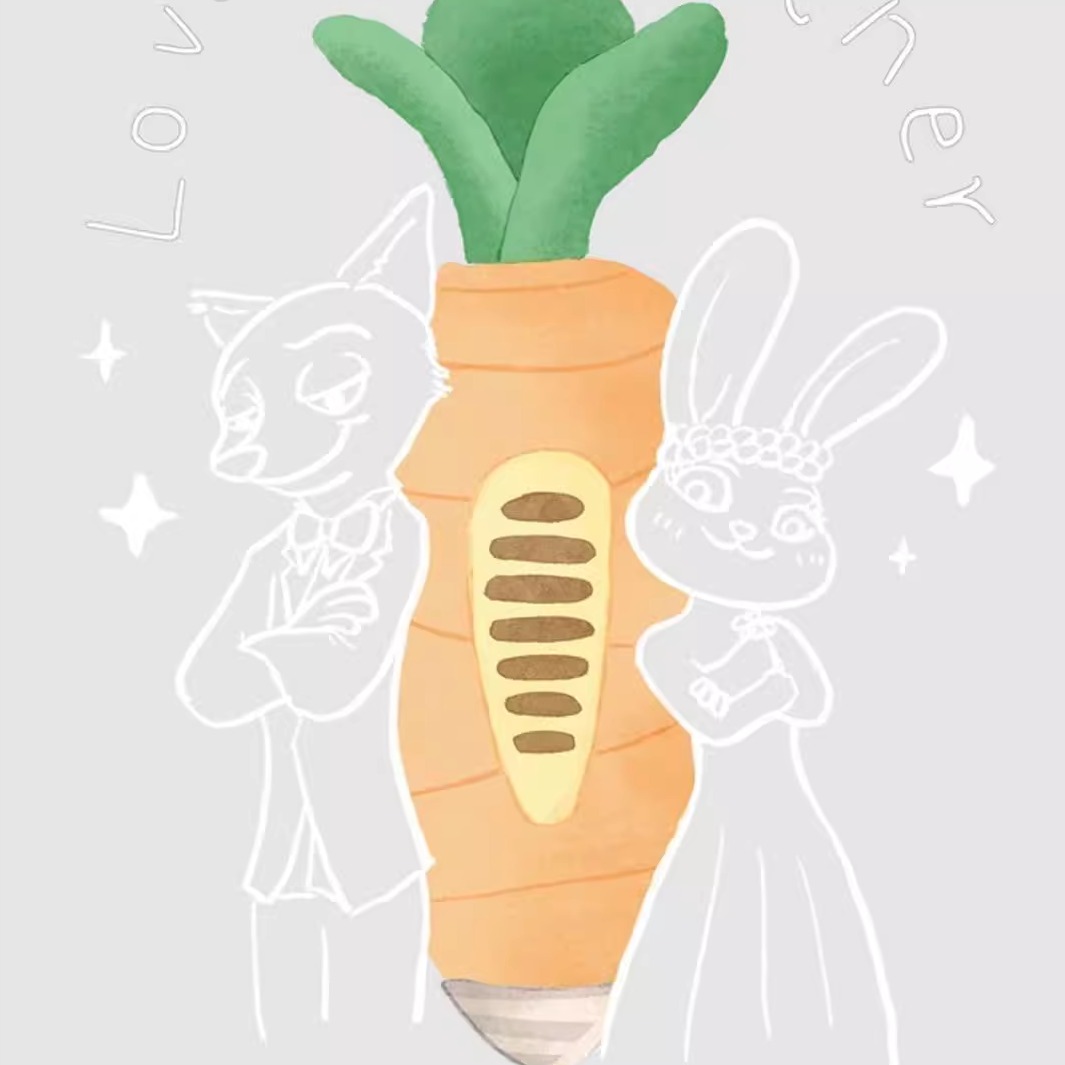 新款尼克朱迪狐兔cp周边光栅卡