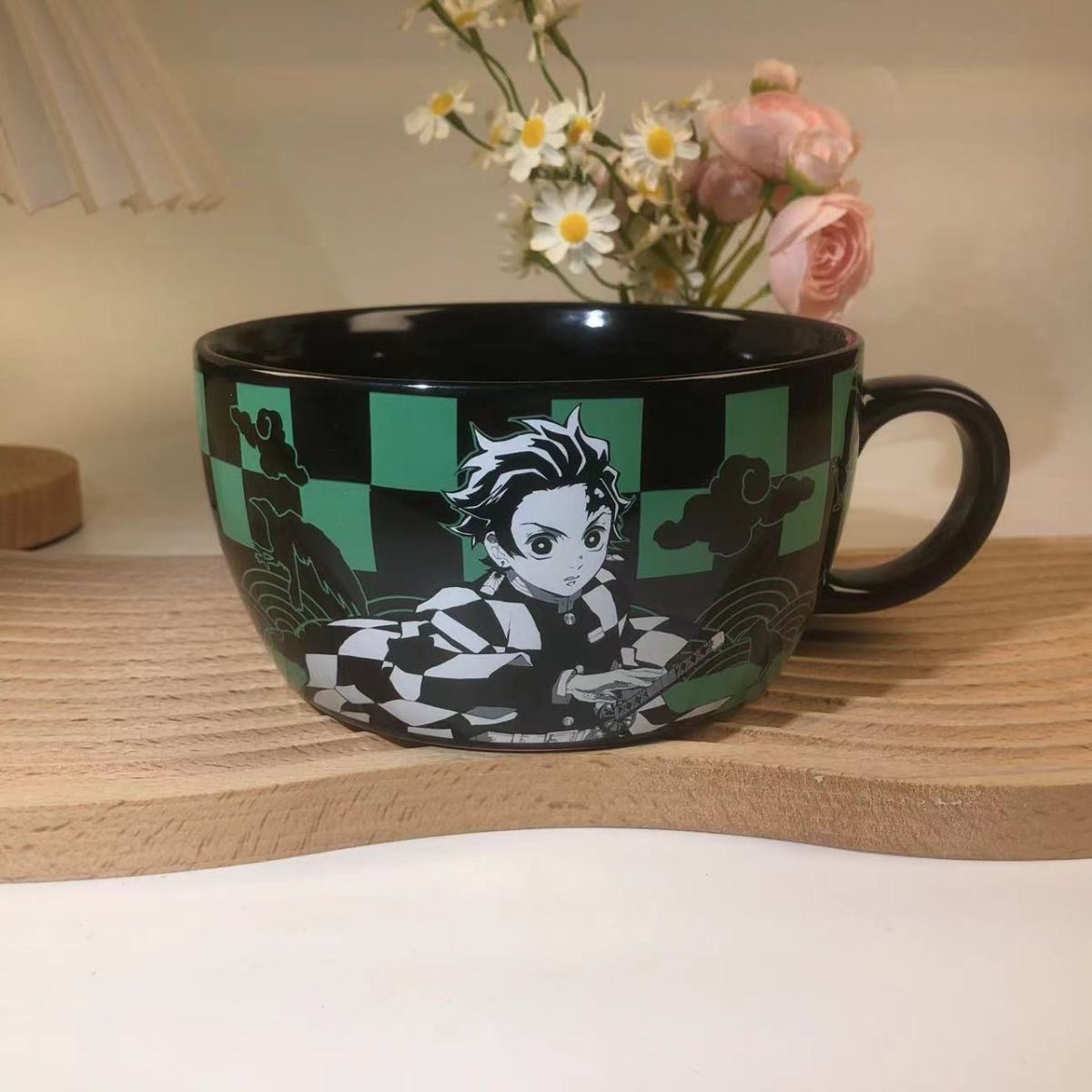 鬼灭之刃周边炭治郎单耳泡面碗