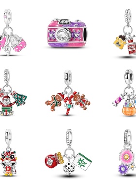 2025潘家风格珠子原创diy串珠财神爷串饰DIY饰品配件手链