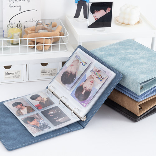 追星收纳牛仔卡册四宫格