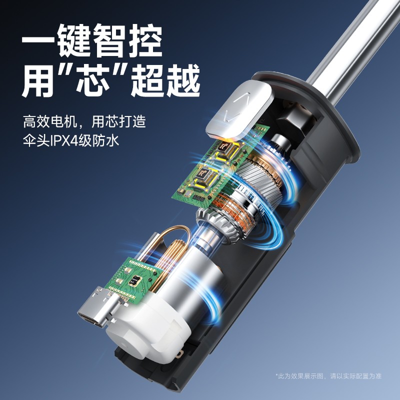 日全时三折智能电动伞雨伞一键全收全自动防紫外线防晒伞商务伞女图片