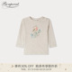 Bonpoint童装 T恤衫 新品 2025秋冬女小童动物图案长袖