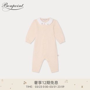 Bonpoint2026春夏新生儿动物图案睡衣连身衣小樱桃童装 新品