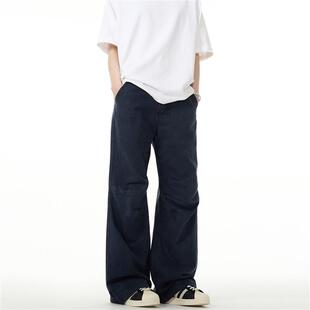 MADWITCH美式复古cleanfit工装牛仔裤男新款宽松休闲vintage裤子