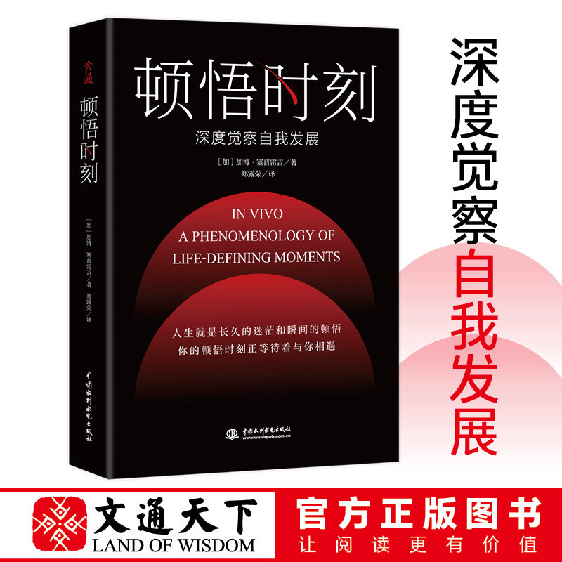 顿悟时刻精装书哲学大师塞普雷吉著经典励志书籍增强自信走出迷茫明确