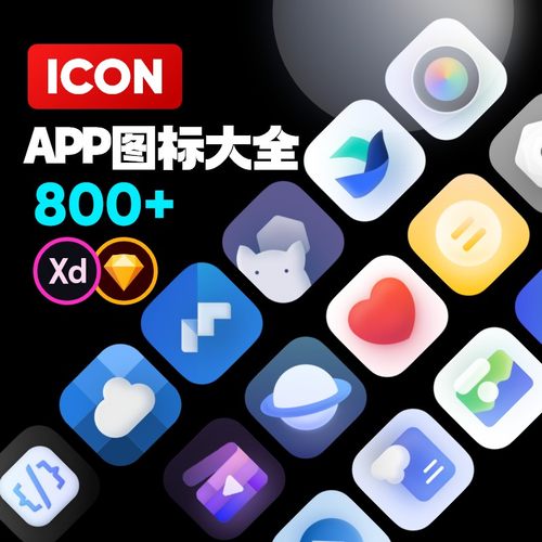 互联网大厂Adobe多媒体APP桌面设计软件常用图标ICON模板XD文件