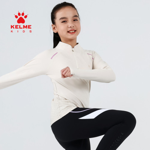 kelme长袖运动T恤卡尔美弹力透气