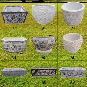 观摆件盆景水池大型a石头庭院石缸花石雕仿古青石石槽水缸户外鱼