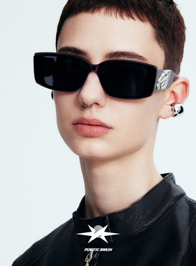 【赵一博/鹭卓同款】PLASTICBRAIN高级感猫眼太阳镜防紫外线墨镜