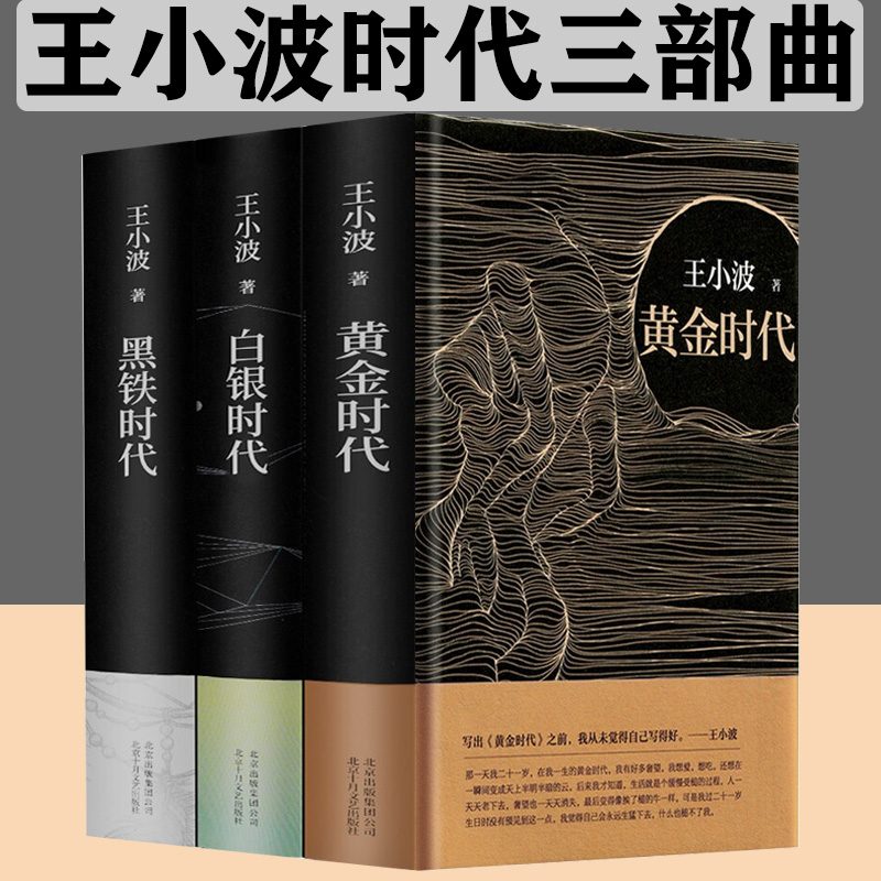 王小波时代三部曲 黄金时代 白银时代 黑铁时代 王小波作品集文学小说