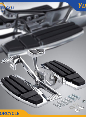 适用本田金翼GL1800 F6B 01-17年 改装前大脚踏 加装前后踩档杆