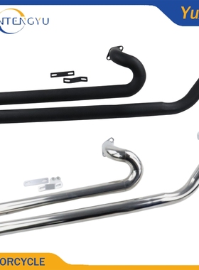 适用雅马哈XVS1100 V Star Dragstar1100改装复古VH排气管 带消音