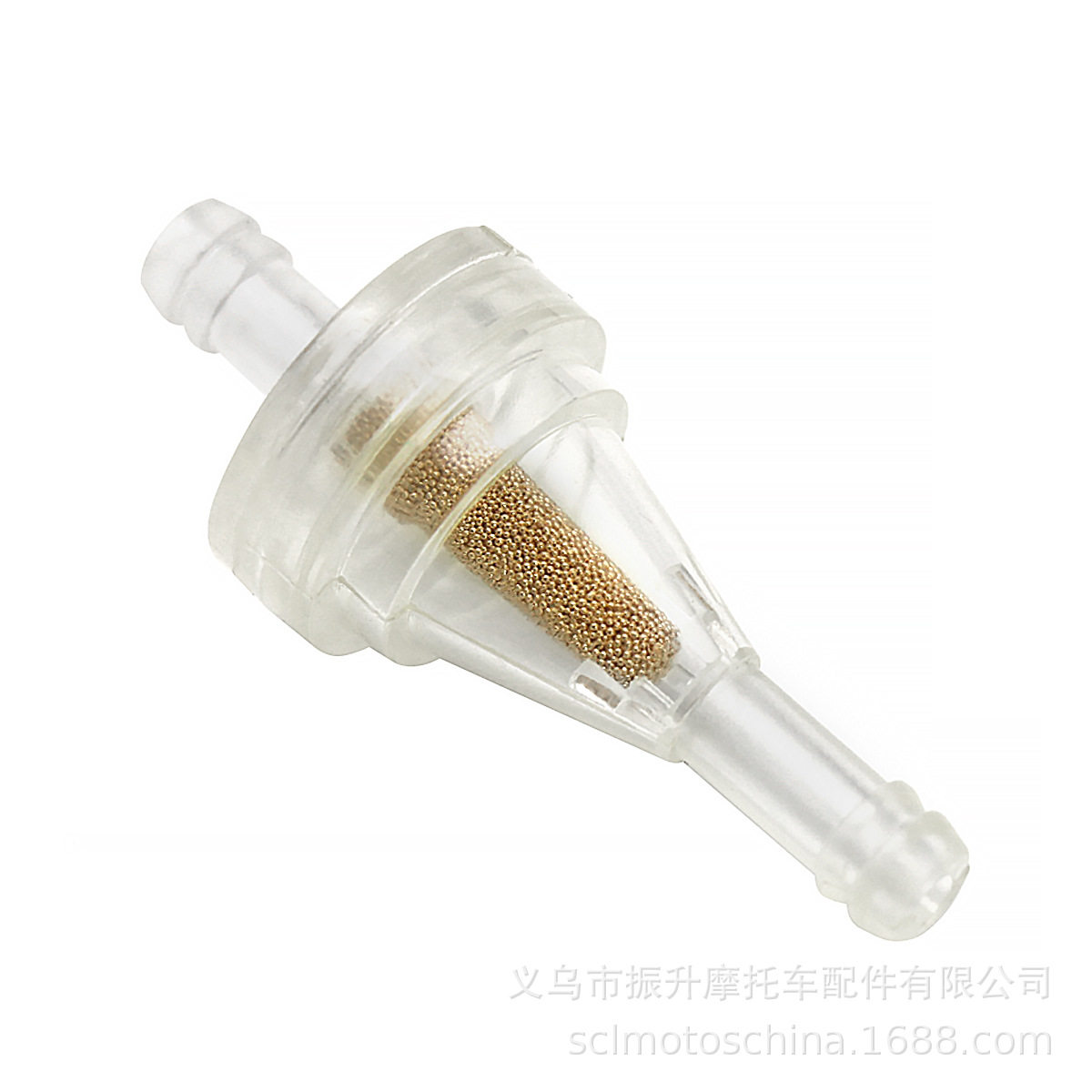 跨境ATV越野摩托车改装配件塑料铜芯油滤汽油滤清器过滤器油杯6mm