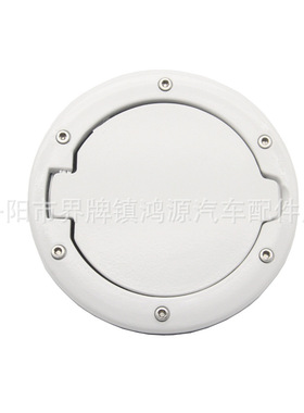 适用于JEEP牧马人JK油箱盖注油口盖加油口盖白色牧马人改装配件