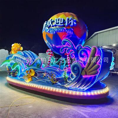 花车巡游彩车大型游乐设备巡游花车景区商场巡演玻璃钢材质造型