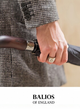 英国雨伞Balios自动雨伞男士双层贵族伞折叠伞送情人高档礼物顺丰