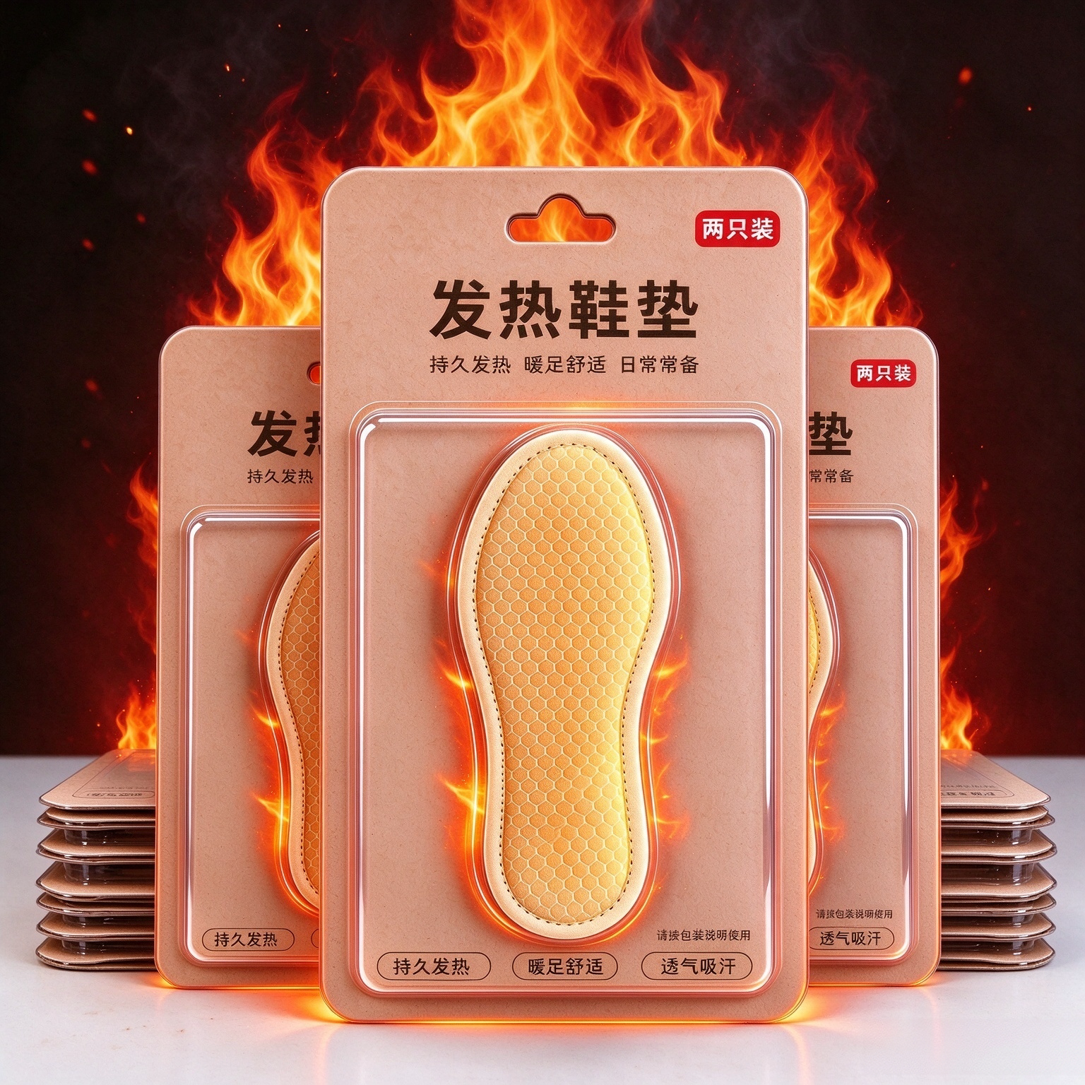 自发热鞋垫女男加热冬季自热鞋垫保暖贴8小时加热垫加热鞋垫发热