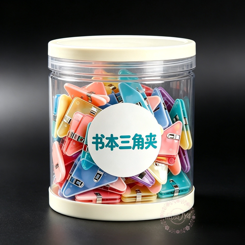三角文件夹学生专用固定夹试卷夹防翘边书夹多功能边角夹礼品套组