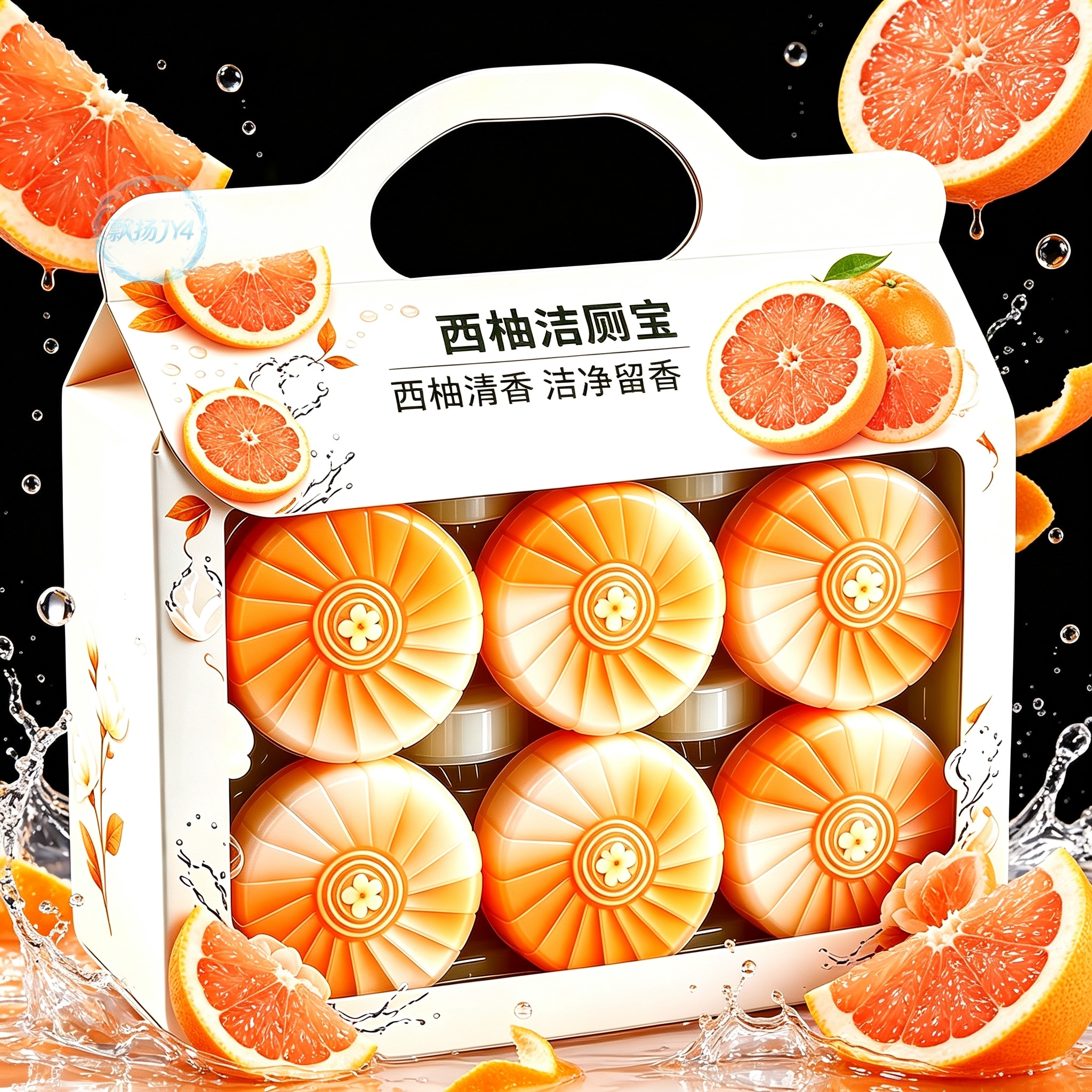西柚果香蓝泡泡洁厕宝除臭留香