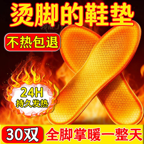 自热黑科技鞋垫持续恒温保暖男女同款防汗防漏艾草养护冬季老北京