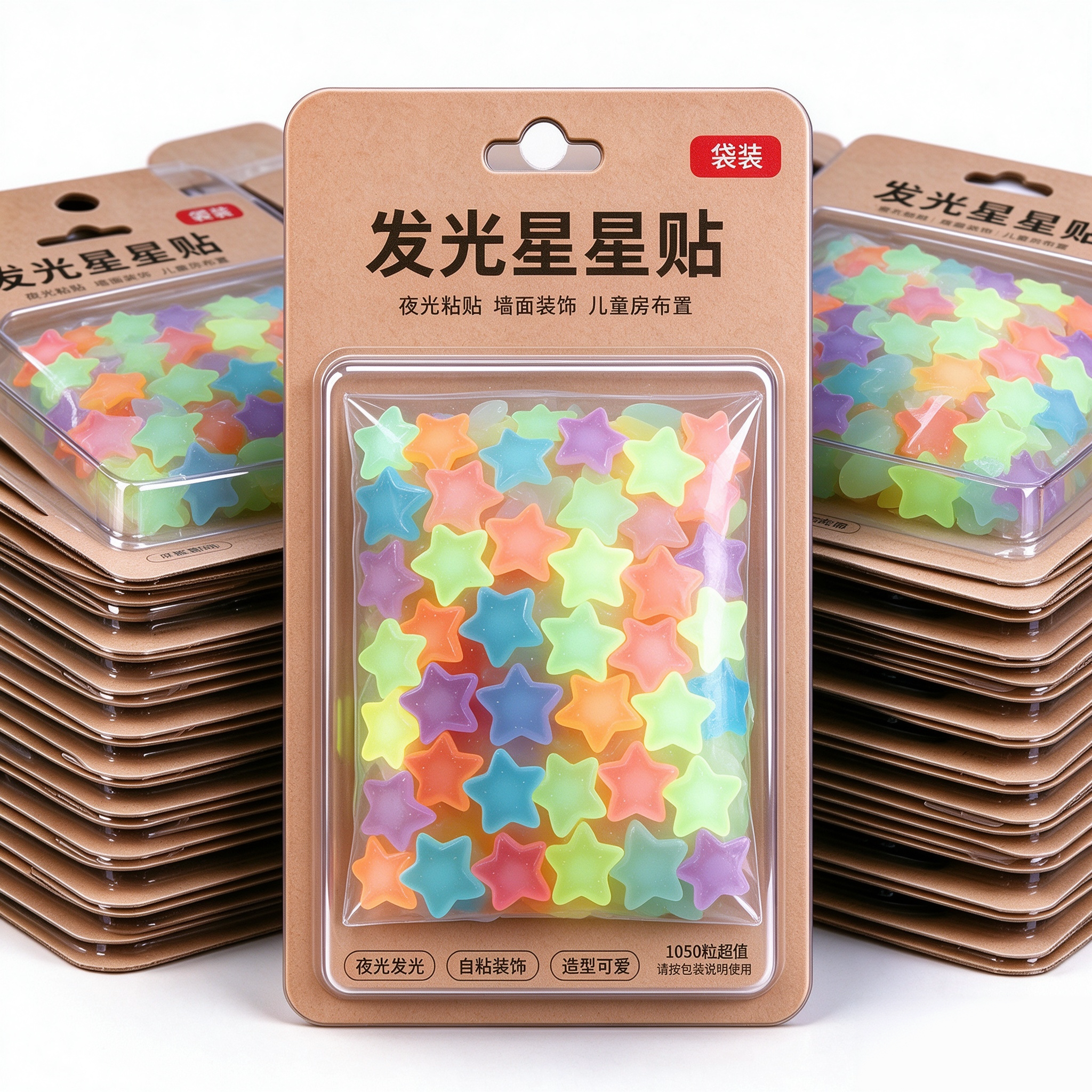 夜光星星3D墙贴屋顶装饰