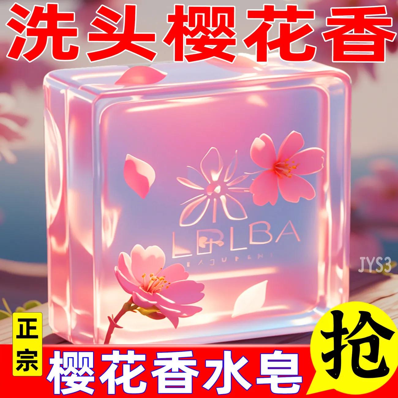 樱花香皂控油清爽沐浴精油洗脸洗澡全身可用持久留香精油手工香皂